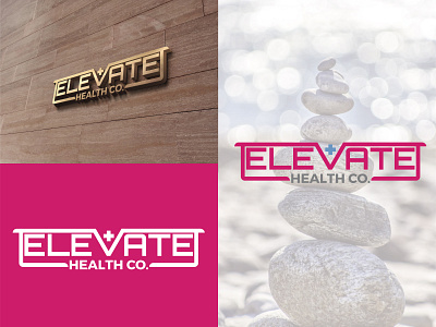 Elevate Health Logo branding clinic design graphic design logo