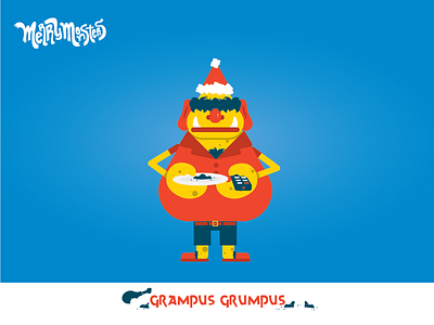 Grampus Grumpus grampa grumpy holiday merrymonsters monsters walrus