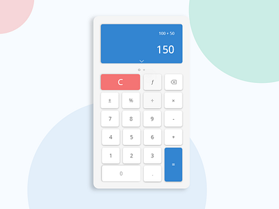 Minimal calculator classic app calculator classic daily ui design flat design honduras minimal ui ux