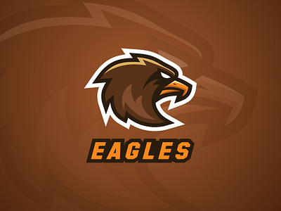 mascot logo eagles