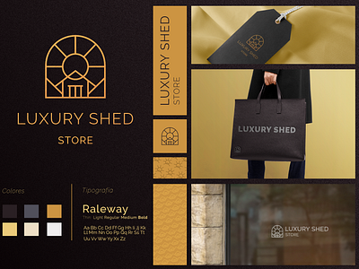 Logo for Luxury Shed store