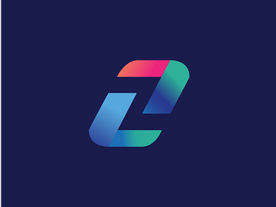 Z Logomark app branding design geometric logo logomark ui vector