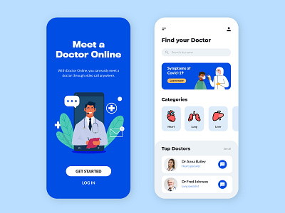 Doctor Consultation App Concept