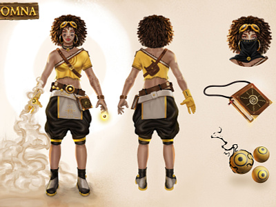 OMNA - Character Design character characterdesign concept art gameart illustrator