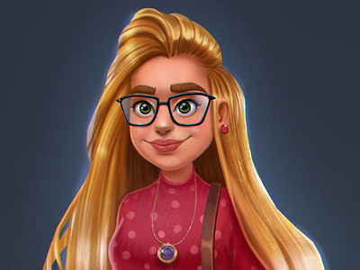 Emily character characterdesign digital painting gameart illustration