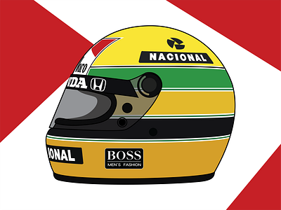 Ayrton Senna Helmet