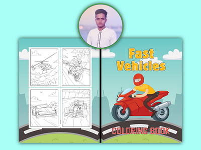 Fast Vehicles Coloring Book