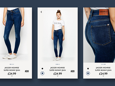 Denim App & Website design by King's Covers on Dribbble