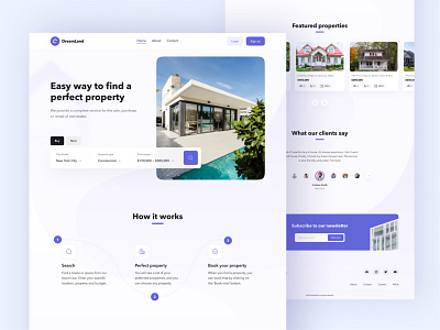 Real Estate Landing Page