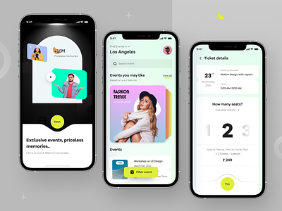 Event Finder App animation app branding calendar design event event app fashion galaxy icon illustration image logo money planner ticket ui ui8 ux vector