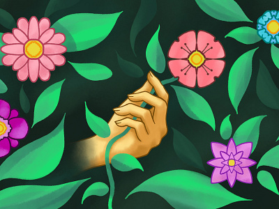 Woo Your Donor & Cultivate Continuous Giving donors giving illustration nonprofit plants procreate