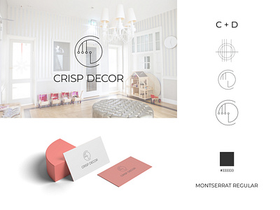 Crisp Decor adobe illustratior branding creative customlogo design graphic design logo logodesign logomaker minimalistlogo modern typography vector