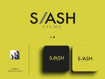 Slash Films adobe illustratior clean creative logo custom logo graphic design logo logo design minimalist logo modern logo simple vector visual idedntity