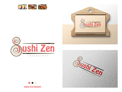 Sushi Zen adobe illustratior branding clean creative logo custom logo graphic design logo logo design logo maker minimalist logo modern logo simple unique vector visual identity