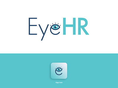 EyeHR adobe illustratior branding creative customlogo eye logo hr logo logo design medical logo vector
