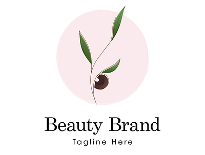 Beauty Products Logo beauty beauty product branding business logo cosmetics creative custom logo feminine herbs luxury natural organic plant vector vegan