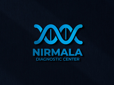 N Medical Logo dna logo healthcare logo medical medical logo n logo n typography