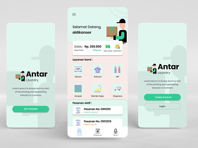 Laundry app "Antar Laundry"