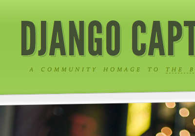 Django Captions django green