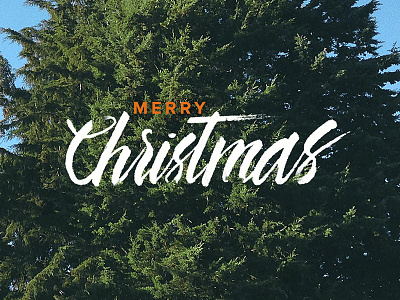 Merry xmas handlettering handtype landscape lettering logo logoconcept logotype navidad saulgrobles type xmas