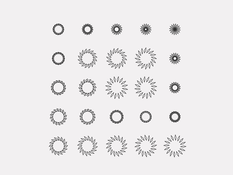 Small Multiples abstract animation creative coding geometric art geometric design geometry gif mathart mathematica minimal motion graphic pattern