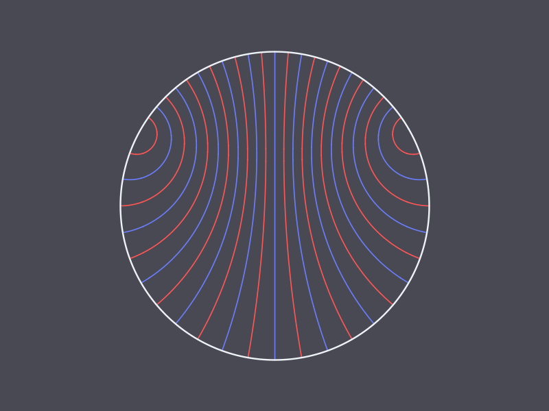 Stripes abstract animation creative coding geometric art geometric design geometry gif hyperbolic geometry mathart mathematica minimal motion graphic