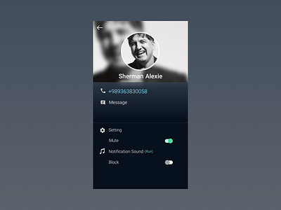 Daily Ui #006 User Profile dailyui interface mobile ui ux