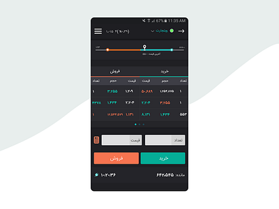 Stock market app android stock trading ui ux