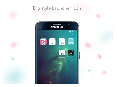 Launcher Icon Digistyle android design e commerce fashion icon launcher mobile ui ux