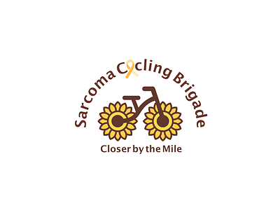 Concept Logo for "Sarcoma Cycling Brigade" logo logodesign