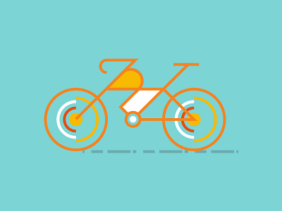 Ride With Us bicycle branding graphic illustration letter r transportation type vector