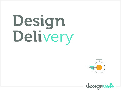 Design Delivery community deli delivery design graphic logo services speed