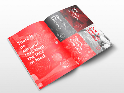 Cater Spice: Magazine Mockup branding cater delivery food logo online catering spice
