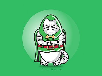 Dr. Doom character dr. doom illustration villain