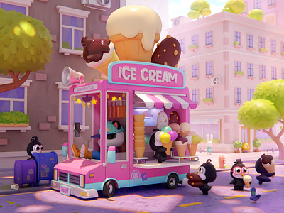 ice cream car