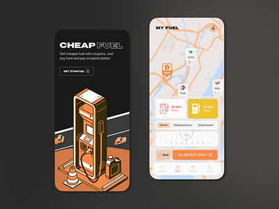 Fuel - Mobile App UI