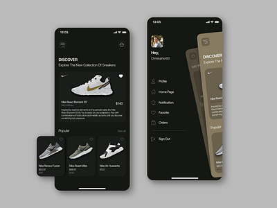 Sneakers Online Store - Mobile App