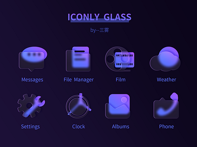 iconly glass icon