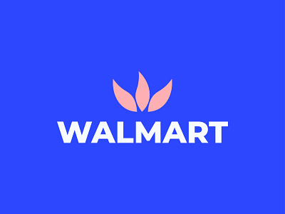 WALMART business logo company logo creative logo design graphic design iconic logo logo minimalist logo unique logo
