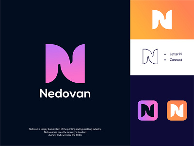 Nedovan branding design business logo clean company logo creative logo design graphic design iconic logo logo minimalist logo modern modern logo professional unique