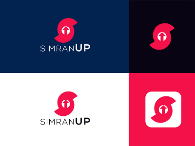 SIMRAN UP branding business logo company logo creative logo design graphic design iconic logo illustration logo minimalist logo professional design ui