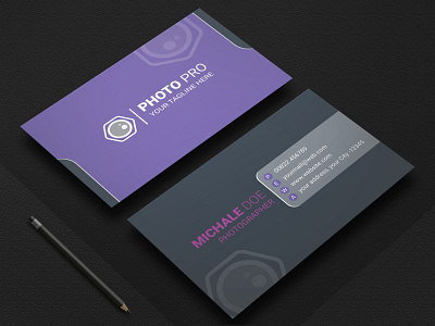 Modern creative Business Card business card creative design design graphic design illustration