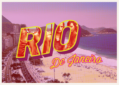 Rio Postcard brazil postcards travel