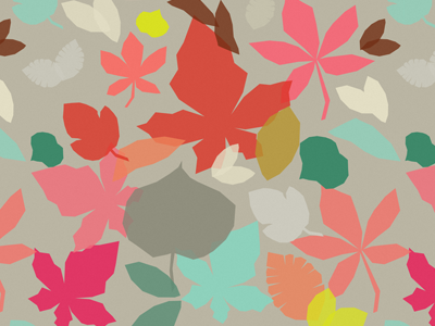 contemporary fall pattern fall illustration leaves pattern