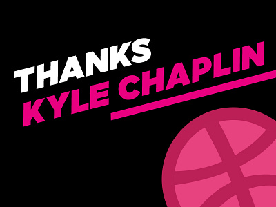 Dribbble Thanks