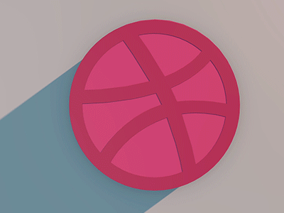 Dribbble Logo Animation ae after effects animated c4d dribbble gif logo loop