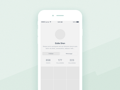 Daily UI #006 Userprofile