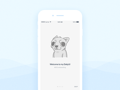 Daily UI #015 Onboarding dailyui mobile onboarding ui
