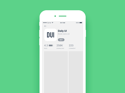 Daily UI #054 Download app