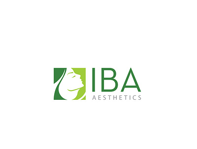IBA Aesthetics Logo branding design iba aesthetics branding iba logo illustration logo